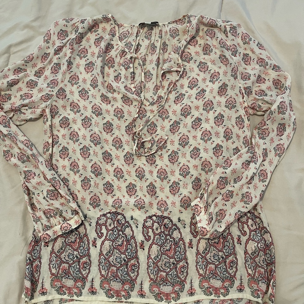 Lucky Brand Floral Print Women's Top